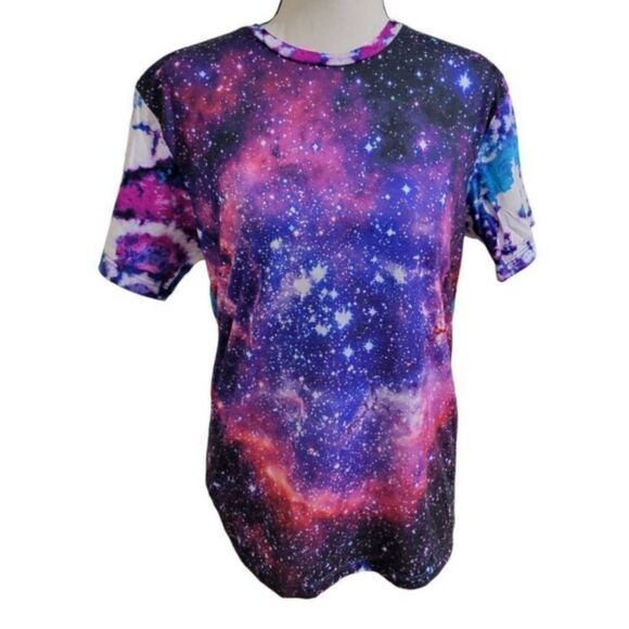 Imaginary Foundation Sz S Tee Milky Way Tie Dye Unisex Crew Neck - Picture 2 of 6